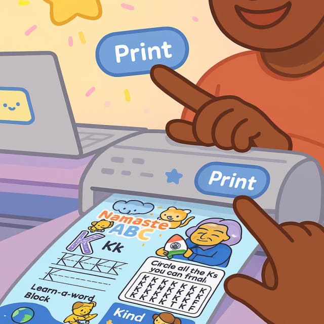 Print and play together